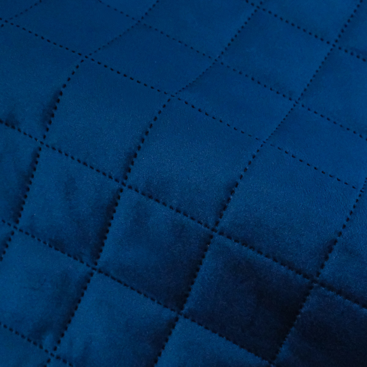 Navy Quilted Velvet - Vanya - Maison Klem